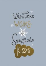 Kerst Paperclip Merry Hohoho 02 Wenskaart Winter Wishes