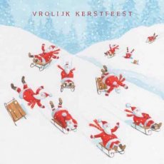 Wenskaart Vrolijk kerstfeest