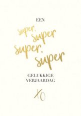 Lannoo Adorable 23 Wenskaart Een super super super gelukkige verjaardag