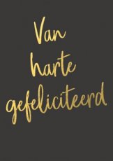 Wenskaart Van harte gefeliciteerd