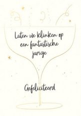 Lannoo Adorable 27 Wenskaart Laten we klinken
