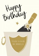 Wenskaart Happy birthday