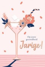 Lannoo Gold fever 17 Wenskaart Op jouw gezondheid