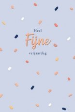 Lannoo Gold fever 20 Wenskaart Heel fijne verjaardag