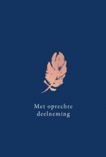 Wenskaart Met oprechte deelneming