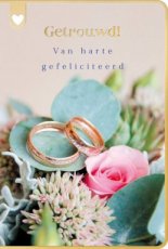 Wenskaart Getrouwd
