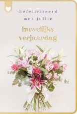 Wenskaart Huwelijksverjaardag