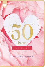 Wenskaart 50 jaar getrouwd