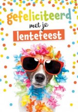 Wenskaart Gefeliciteerd met je lentefeest