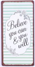 Magneet: Believe you can & you will. EM5645