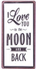 Magneet: I love you to the moon and back. EM5597