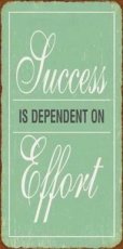Magneet: Succes is dependent on effort. EM3949