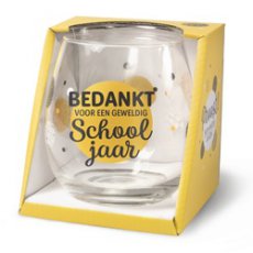 Proost glas Bedankt voor het leuke schooljaar