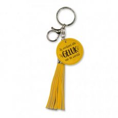 Miko 08663 Tassel sleutelhanger Jij verdient alle geluk