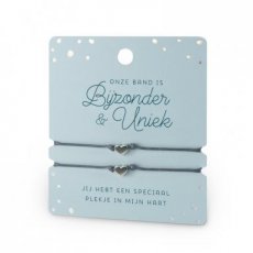 Miko 35938 Duo armbandjes Onze band is bijzonder & uniek
