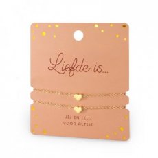 Miko 35946 Duo armbandjes Liefde is