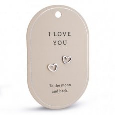 Oorbellen I love you