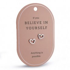 Oorbellen Believe in yourself