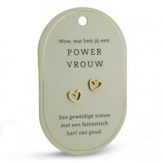 Miko 36309 Oorbellen Power vrouw