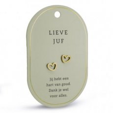 Miko 36311 Oorbellen Lieve juf