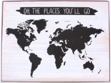 Tekstbord: Oh, The places you'll go EM7136