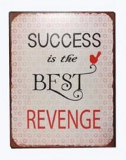 Tekstbord: Succes is the best revenge... EM4338