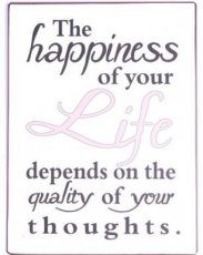 Tekstbord: The happiness of your life... EM5511