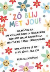 Wenskaart Zo blij met jou!